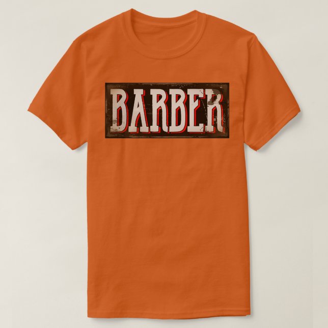 T-shirt barbier3 (Design devant)