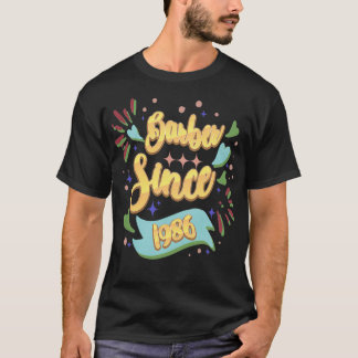T-shirt Barbier Depuis 1986 Idées Cadeaux De Barbier Local