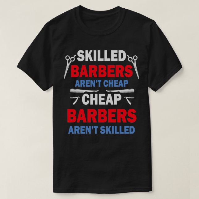 T-shirt Barbiers Arenx27t pas chers Barbiers arenx (Design devant)