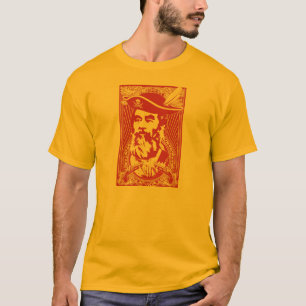 T-shirt barbu de portrait de Saddam Hussein