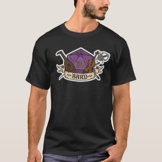 T-shirt Bard D20 Class Crest