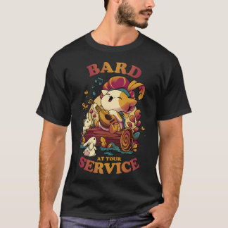 T-shirt Bard'S Call - Cute Cat Gamer