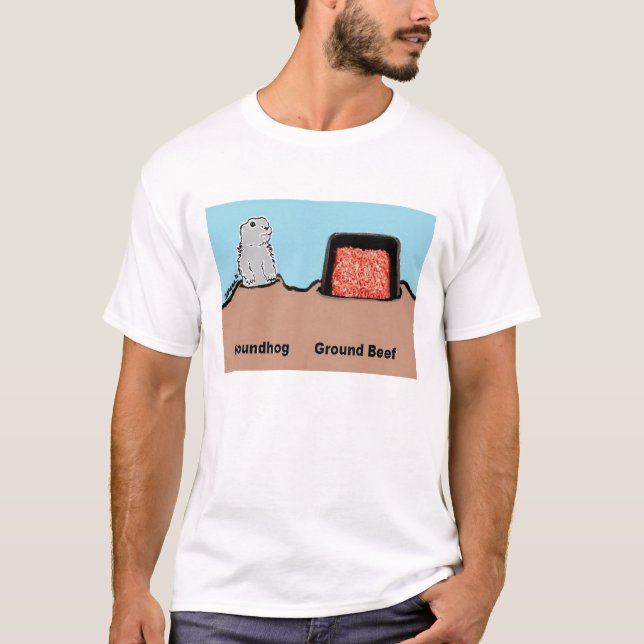 T-shirt BargasArtworks Groundhog contre la chemise de (Devant)