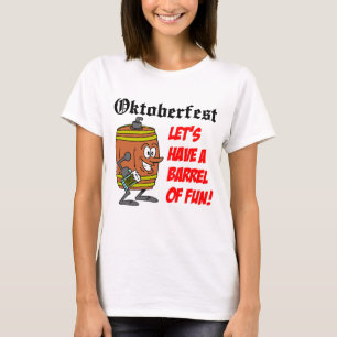T-shirt Baril d'Oktoberfest d'amusement