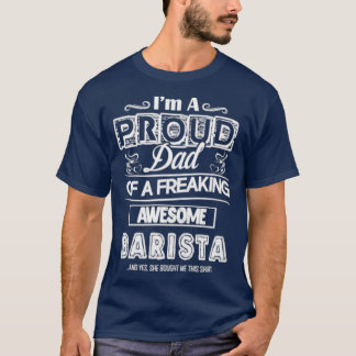 T-shirt Barista Chemise Barista Papa Chemise