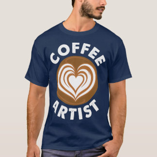 T-shirt Barista Coffeehouse Coffee Art