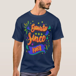 T-shirt Barista Depuis 1983 Unique Bartender Idées Cadeaux