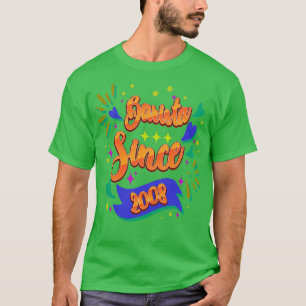 T-shirt Barista Depuis 2008 Unique Bartender Idées Cadeaux