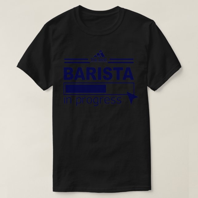 T-SHIRT BARISTA EN PROGRÈS (Design devant)