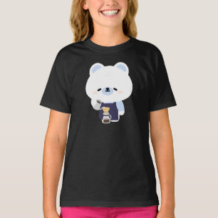 T-shirt Barista Ourse Polaire Mignonne