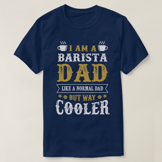 T-shirt Barista Papa 2 (Design devant)