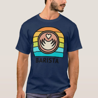 T-shirt Barista Retro Design 4