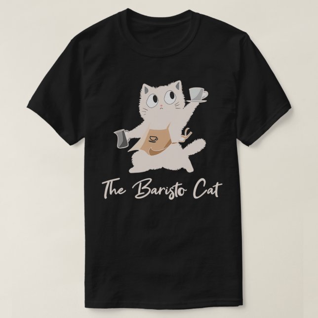 T-shirt Baristo Café Barista Chemise 2 (Design devant)