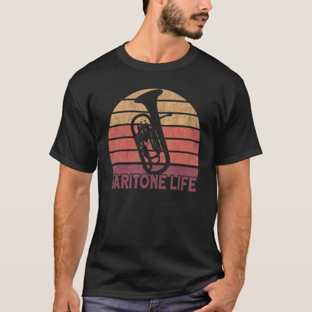 T-shirt Baritone Horn Euphonium Baritone Player (Devant)