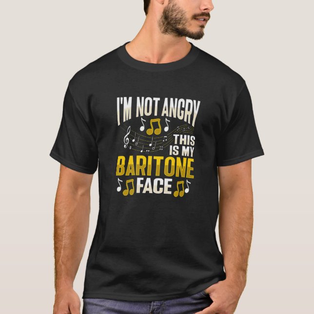 T-shirt Baritone Voice Design for a Choir Member Premium (Devant)