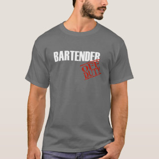 T-shirt Barman qui n'est pas de service
