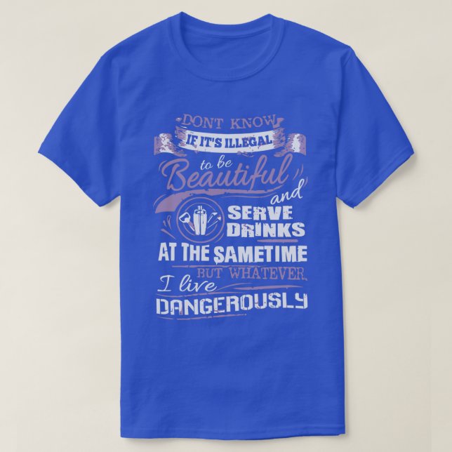 T-shirt Barman Tipsy 1 (Design devant)