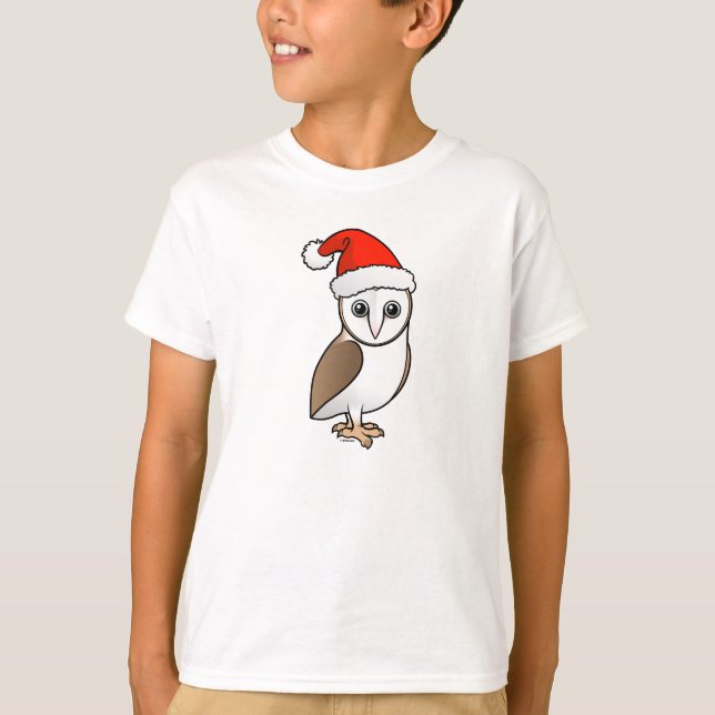 T-shirt Barn Owl Père Noël (Devant)