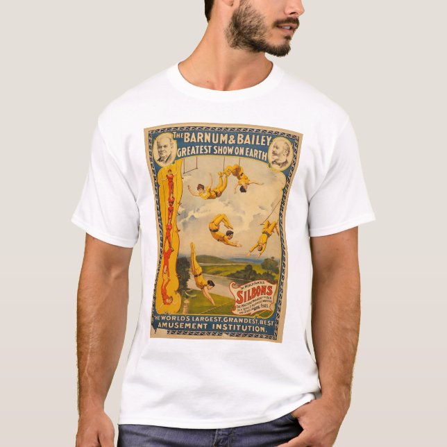 T-shirt Barnum & Bailey Circus - Circa 1900 (Devant)