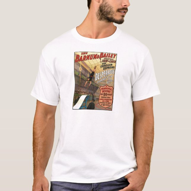 T-shirt Barnum et saut du desperado de Bailey pendant la (Devant)