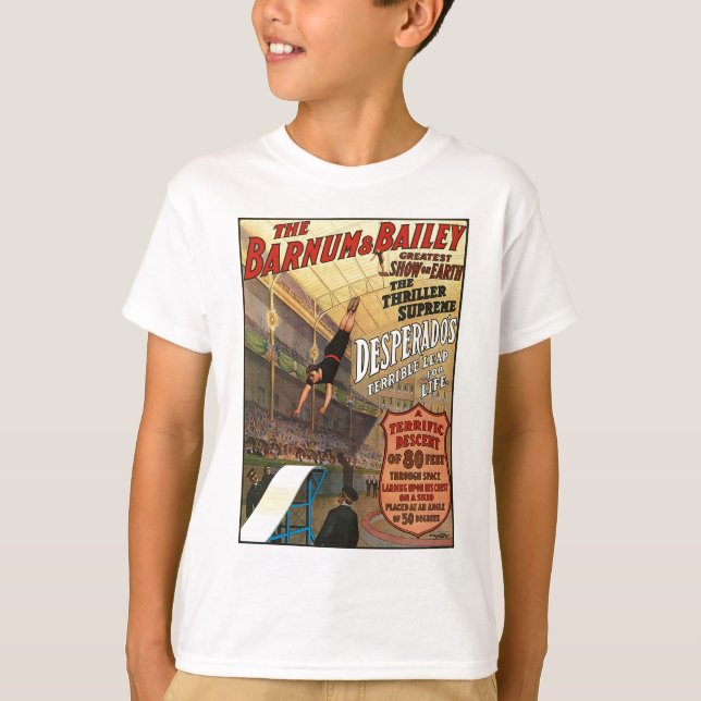 T-shirt Barnum et saut du desperado de Bailey pendant la (Devant)