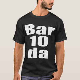 T-shirt BARRE DA de barman tout le barman d'usage de barre