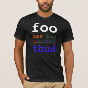 T-shirt Barre de Foo