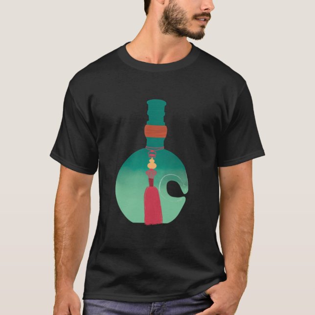 T-shirt Barre de menu contextuel Mystic Ssanggapju Boire (Devant)