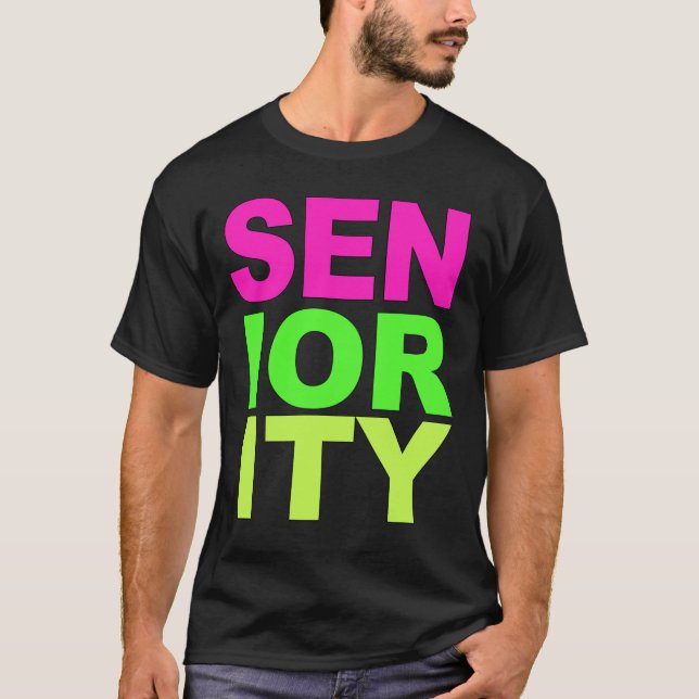 T-shirt Barre de mise en valeur d'ancienneté (Devant)