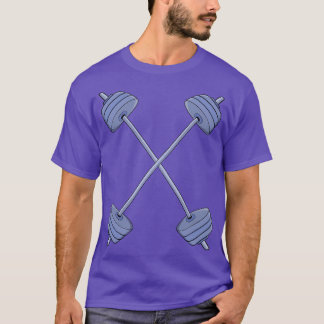 T-shirt Barre de presse à banc croisé
