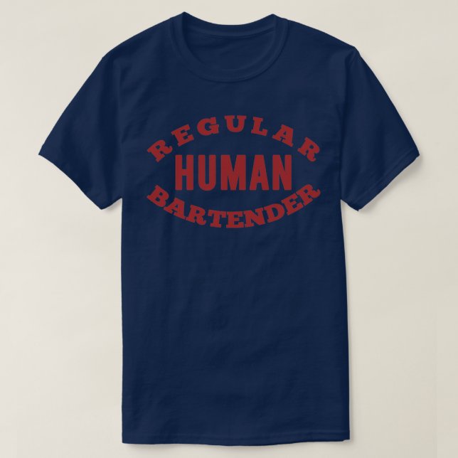 T-shirt Barre humaine régulière 3 (Design devant)