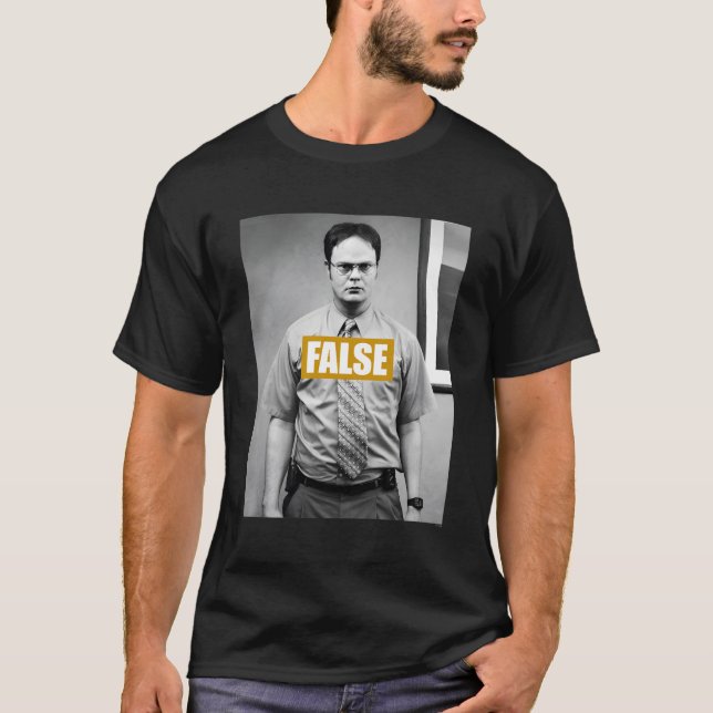 T-shirt Barre Office Dwight False (Devant)