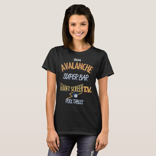 T-shirt Barre superbe Marquette - femmes polychromes (Devant entier)
