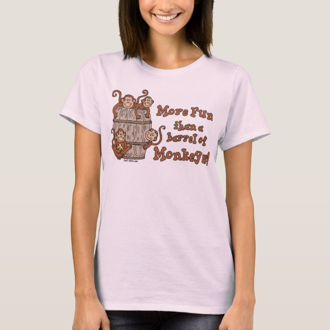 T-shirt Barrel of Monkeys (Devant)