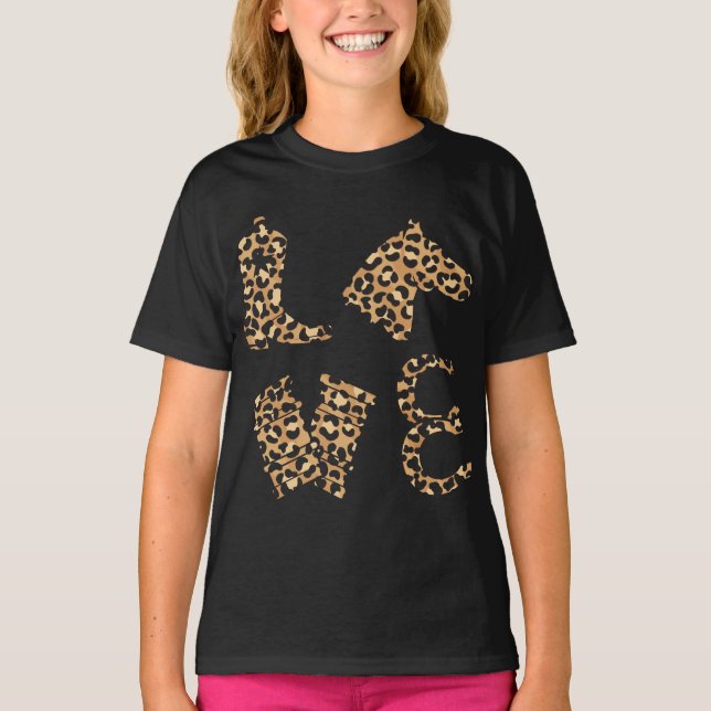 T-shirt Barrel Racer Love Horse équitation (Devant)