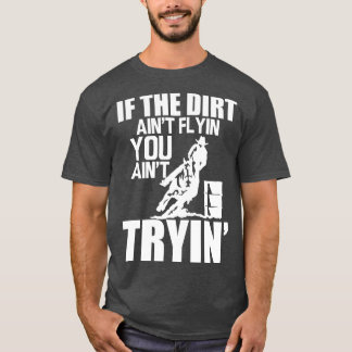 T-shirt Barrel Racing Si la terre peint flyin vous peindre