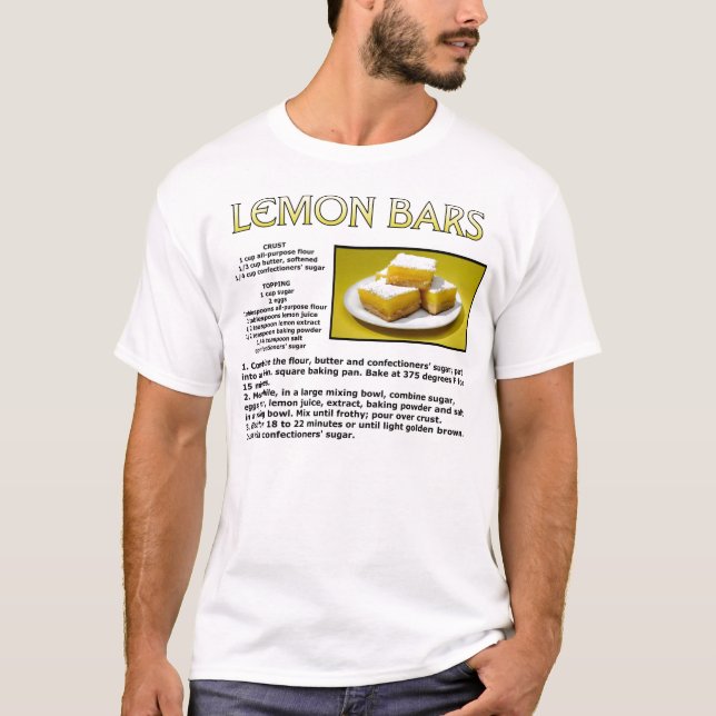 T-shirt Barres de citron (Devant)