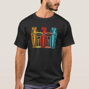 T-shirt Bartender Cocktails Shaker Alcohol Spirits Party D