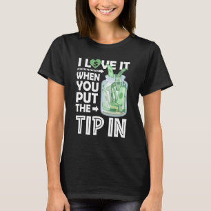 T-shirt Bartender Je L'Aime Quand Vous Mettez Le Pourboire