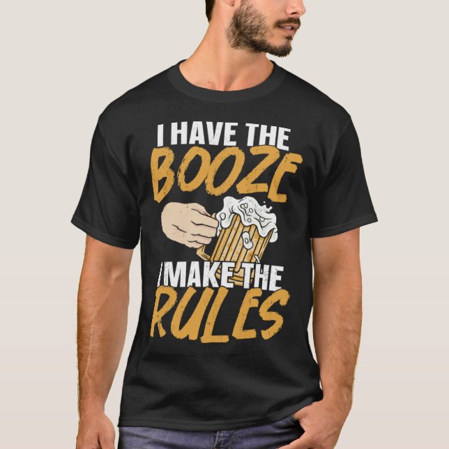 T-shirt Bartender Mixologist I Have The Booze I Make The R (Devant)