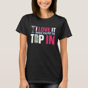 T-shirt Bartender Mixologue Je L'Aime Quand Vous Mettez Le
