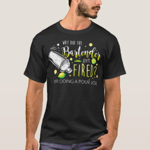 T-shirt Bartender Party Cocktail Shaker Pun 12
