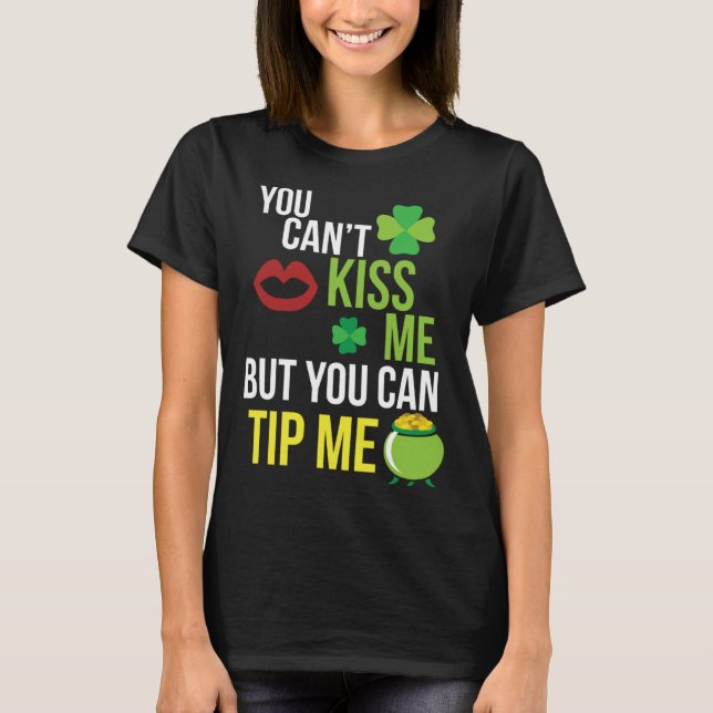 T-shirt Bartender  St Patricks Day Waitress Waiter Server (Devant)