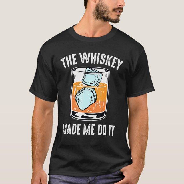 T-shirt Bartender - Whiskey M'A Fait Le Faire - - Bar (Devant)