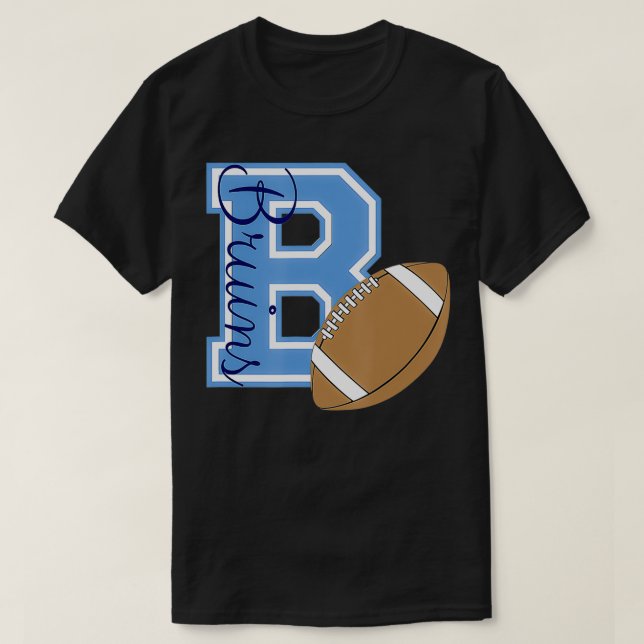 T-shirt Bartlesville Bruins Football  (Design devant)
