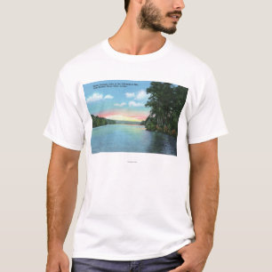 T-shirt Bartlett portent la vue de club du lac supérieur