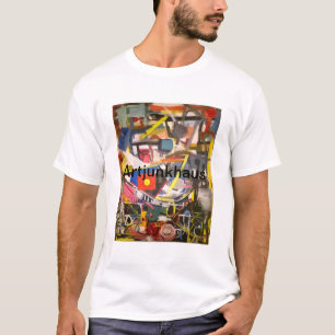T-shirt Barton Springs Abstrait Jeff Hankamer Artjunkhaus