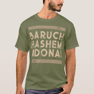 T-shirt Baruch Hashem Adonai Chrétien messianique hébreu