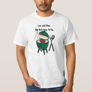 T-shirt Bas et lent. La seule manière au grand oeuf vert