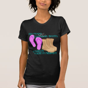 T-shirt Bascules électroniques et bottes de combat
